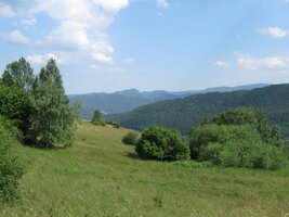 a cesta vzhůru je vzdor krásným výhledům lopotná