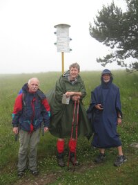 a na vrcholu nejvyšší hory Hnileckých hor (Bukovec) lilo jako z konve