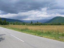 Na cestě k Ochtiné se začalo nebe zatahovat