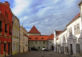 směrem ke kadaňskému hradu