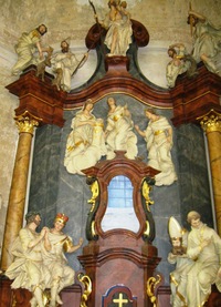 Okolo oltářů v ambitech