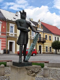 a král Přemysl Otakart II. ji povýšil na město