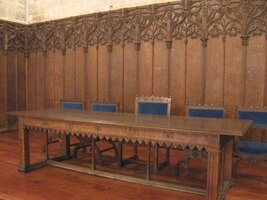 V prvním patře se obchodovalo a úřadovalo