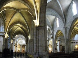 Jsme v interiéru hlavní městské katedrály