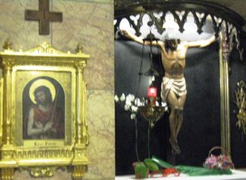 V chrámu je několik kultovních míst -