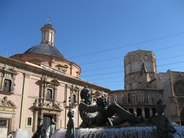 na náměstí Plazza de la Virgen