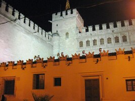 Pohádkově osvětlená La Lonja