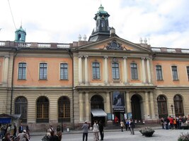 Náměstí Stortorget s palácem Bőrshuset