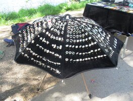 Deštník jako šperkovnice