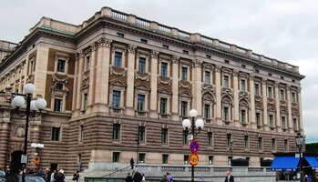 k švédskému parlamentu Rikdagshuset