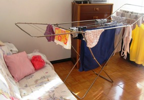 začalo snídaní a velkým prádlem