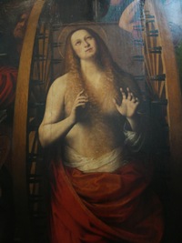 svůdná, ale trpící svatá Kateřina