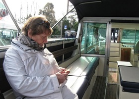 a už vyplouváme, paní!