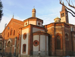 Basilika Sant´Eustorgio,je rozlehlý chrám,
