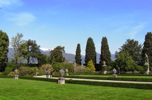 Toto je horní část zahrad