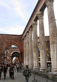 antické sloupy Colone di San Lorenzo