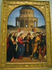 Ježíšova suita před jerusalémským chrámem,