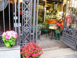 jsme došli k této útulné restauraci