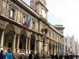 součást paláce Pallazo del Giureconsulti