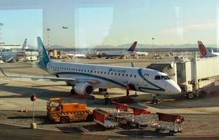 a v 9:30 jsme už přístáli v Miláně