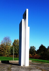 Odpočíváme u památníku bitvy u Tachova