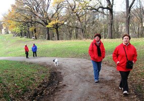 Cesta vede areálem Cibulka