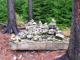 Dále na Javořici je cesta už značená