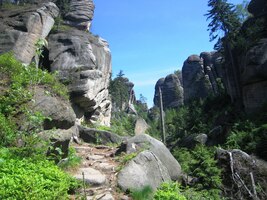 a od něj pak stoupáme Kovářovou roklí