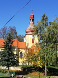 Jdeme kolem kostela v Chodském Újezdě