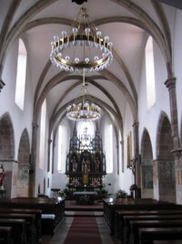 Sv.Jan Nepomucký je v centru města