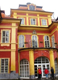 u zámku knížete Schwarzenberga