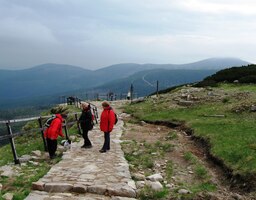 Blížíme se ke Sněžce