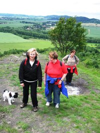 cesta dolů už byla příjemnější,