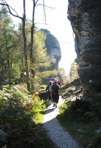Vstupujeme do nedalekých Tiských stěn