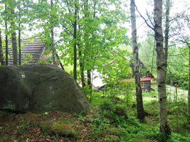 a místní stylové chaloupky