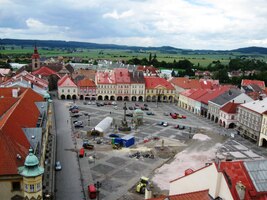 a tady rozkopané náměstí