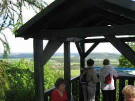 a tady už jsme na vyhlídce z Ovčího vrchu