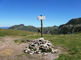 Ale to už jsme v sedle Port d´Inclés de Fortangent