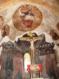 a některé z těchto fresek jsou původní,