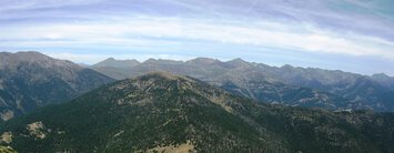 a tohle andorské Pyreneje z Pic d´Enclair,