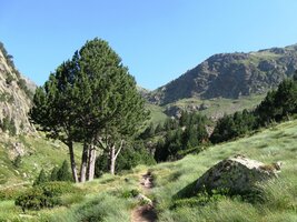 z parkoviště La Rabassa kousek nad naším hotelem