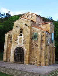 a kostelíku San Miquel de Lillo