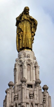 jsme došli až pod sochu Krista