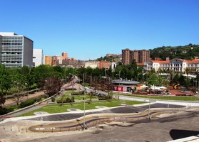 Muzeum je obklopeno parky