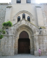 Toto je kostel Santa Maria pod místním hradním vrchem