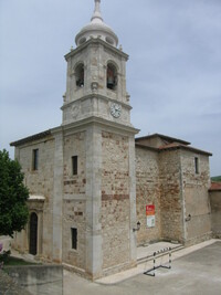 a dále dojde ke kostelu sv.Jakuba ve Villafranca Montés de Oca