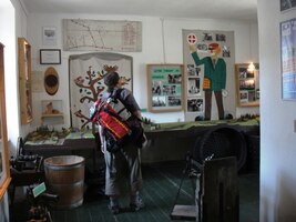 a uvnitř byla zajímavá expozice