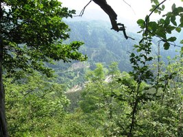 a pohled (tady už z Kotlové) na Harmanec skoro letecký