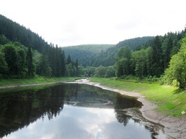 odkud jsme sestoupili do Kamenistej doliny k osadě Hronček