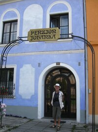 A zde je dům, kde jsme bydleli